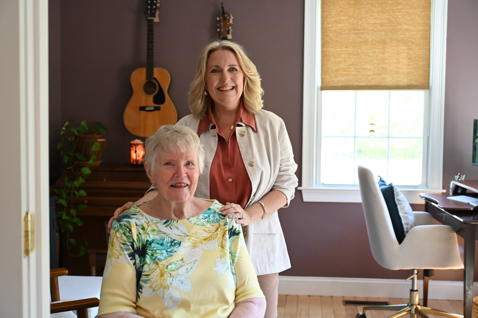 Juli with her mother Jane