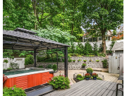 Backyard deck at 14 Off Grove Street in Weymouth, MA