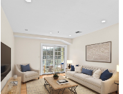 Living room at 328 Copeland Street #2C in Quincy, MA