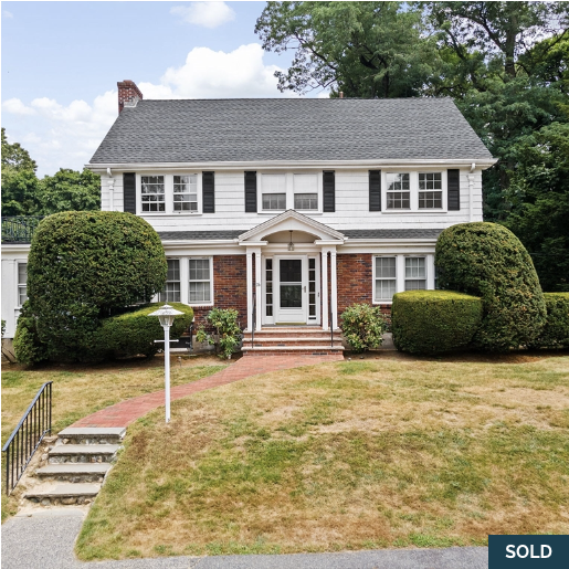Front exterior of 26 Holman Rd in Newton, MA
