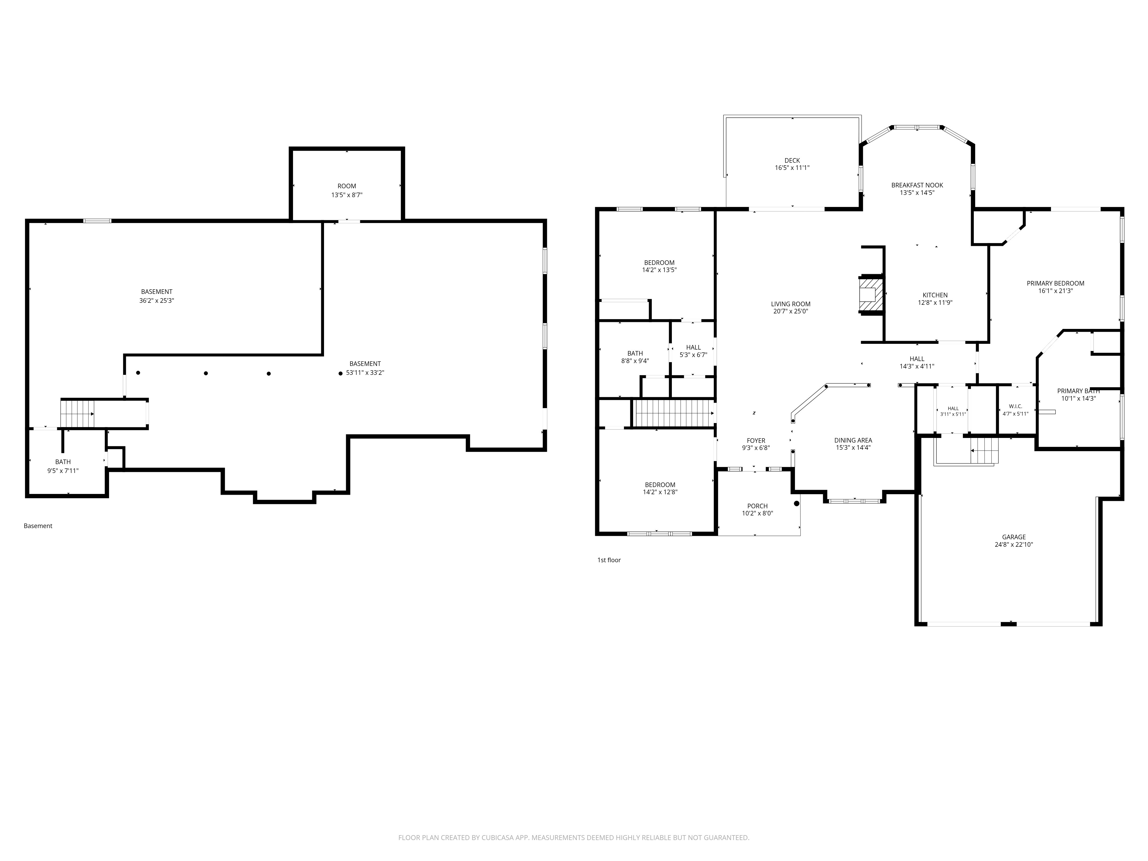 Combined floor plan of 20 Samuel Curtis Way with room dimensions
