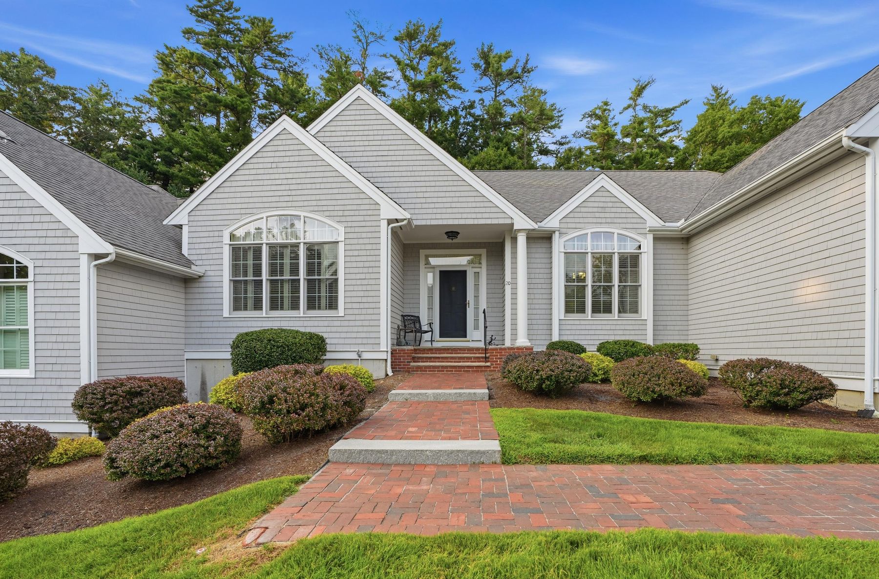 Front exterior of 20 Samuel Curtis Way in Marshfield, MA