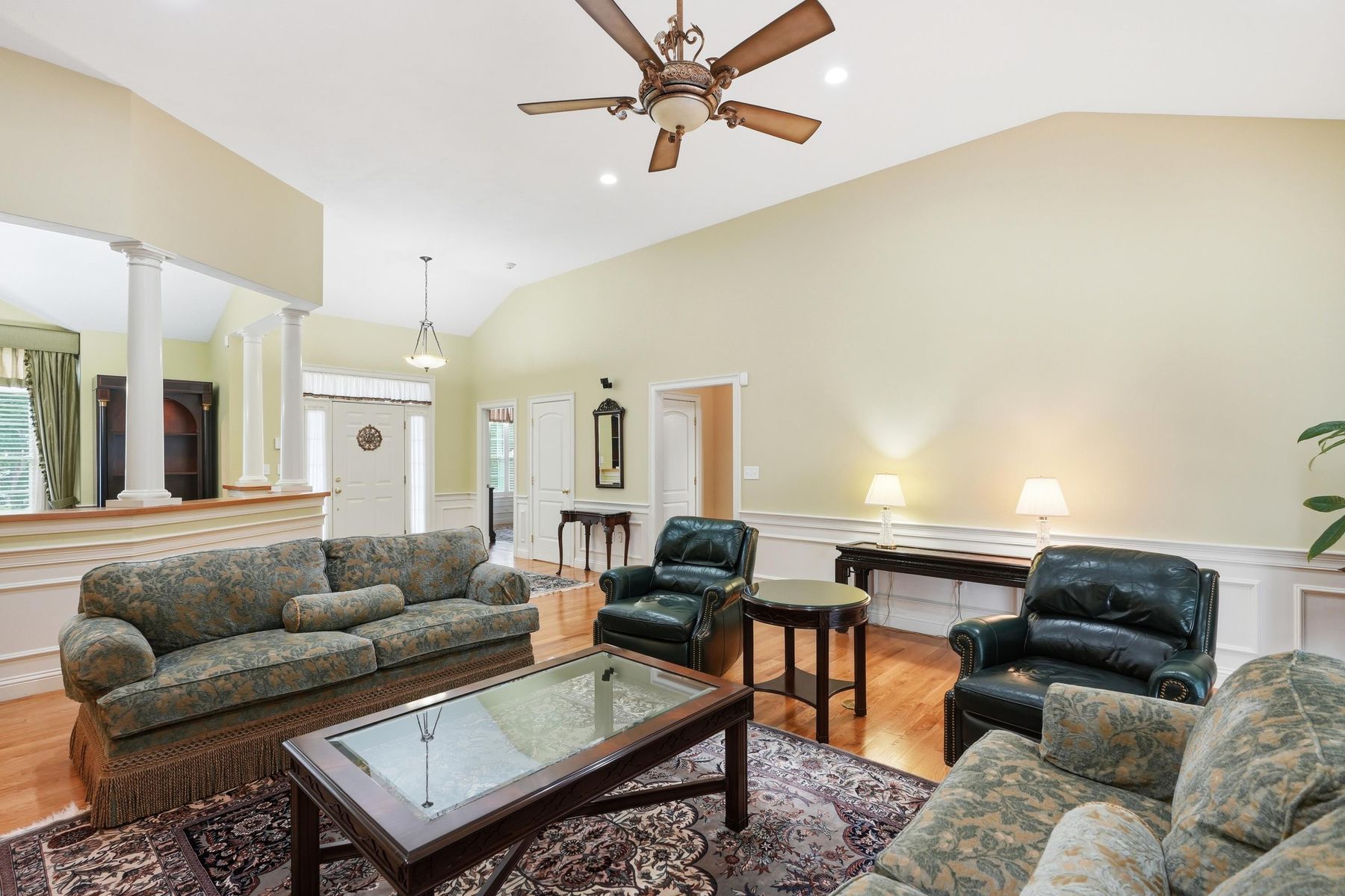 Living room looking toward the front foyer