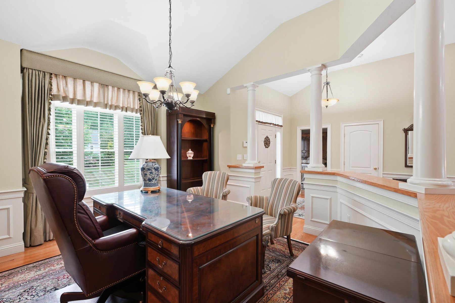 Home office open to the main living space